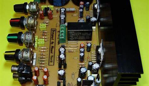 TDA7294 STEREO TONE CONTROLLED SPEAKER PROTECTED AMPLIFIER SCHEMATIC