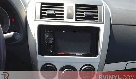 Toyota Corolla 2009-2011 Dash Kits | DIY Dash Trim Kit