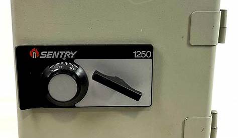 sentry 1250 safe manual