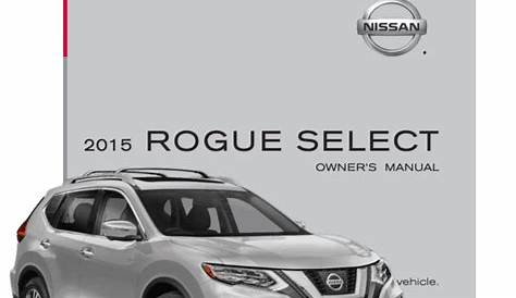 2017 nissan rogue owners manual