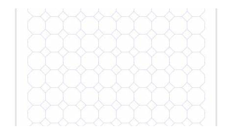 Octagon Graph Paper Samples for MS Word | Word & Excel Templates