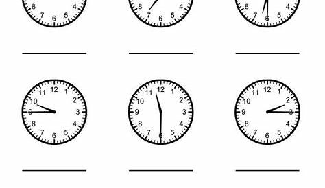 Telling Time Worksheets 2nd Grade | 1st grade math worksheets, 3rd
