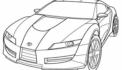 Cars Coloring Pages - 100 Free coloring pages