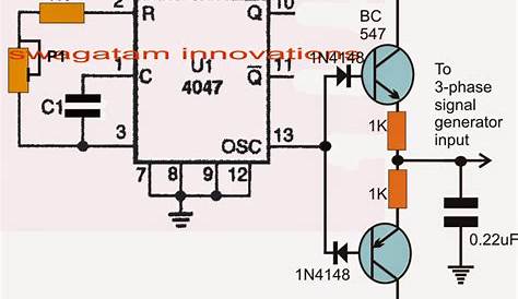 3 phase solar inverter circuit diagram