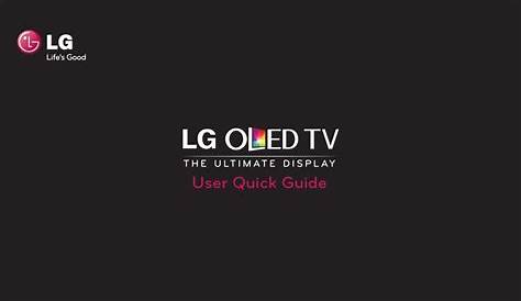 LG SMART TV USER QUICK MANUAL Pdf Download | ManualsLib