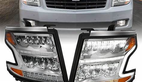 Anzo 2015-2020 Chevrolet Tahoe Suburban LED Headlight Plank Style