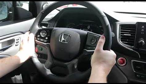 2021 Honda Pilot Special Edition Steering Wheel Controls - YouTube