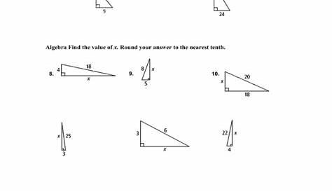 pythagorean theorem converse worksheets