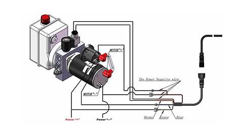 Dump Trailer Hydraulic Pump Wiring Diagram Electric Hydraulic Pump 12v