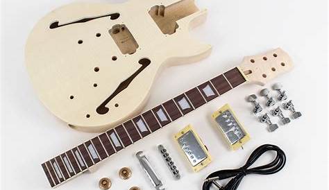Les Paul Semi-Hollow Body DIY Guitar Kit - DIY Guitars