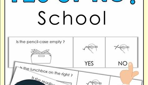 simple yes or no questions worksheets for kindergarten