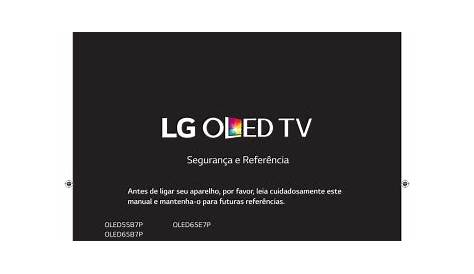 LG OLED55B7P Manual do usuário | Manualzz