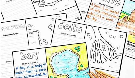 30+ Free landform worksheets, printables and more! Great for putting