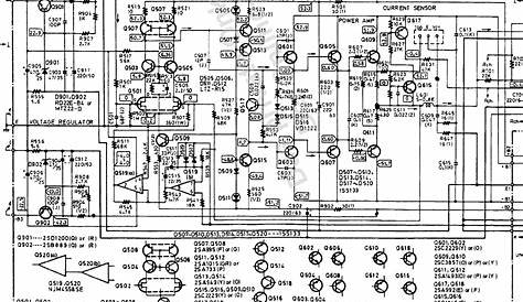 Onkyo A 8240 Schematic Power Amp Section | onkyo, power, schematic