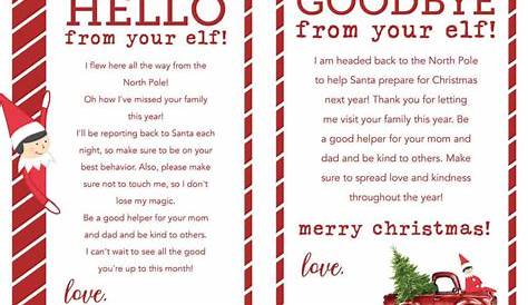 Big Christmas & 5 FREE Elf on the Shelf Arrival Letters ⋆ Little Miss