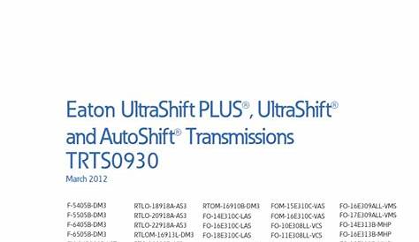 Gen3 Autoshift Ultrashift - Ultrashift Plus Troubleshooting | PDF