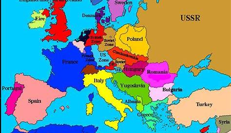 European Map After Ww2