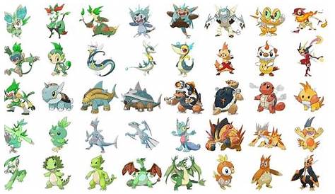 All Pokemon Starters By Generation | gamesmobilepc