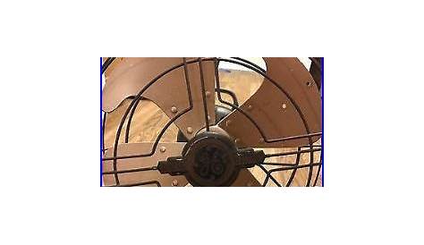 1930’s Antique GE General Electric Vortalex Vintage Deco Fan FM9V1