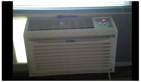 First Startup of my Haier 5,000 BTU Window Air Conditioner for 2020