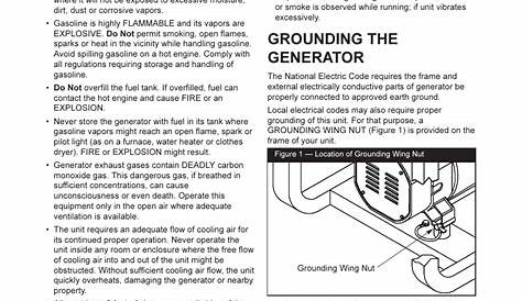 generac 5500 generator manual