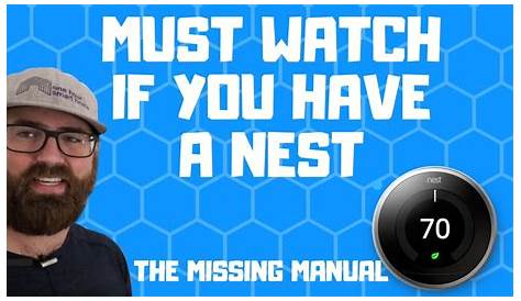 nest thermostat installation manual