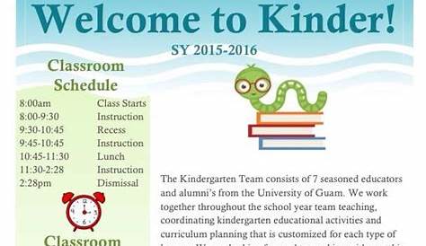 syllabus for kindergarten pdf