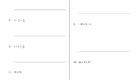 linear inequalities questions and answers pdf
