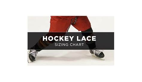 hockey skate lace length chart