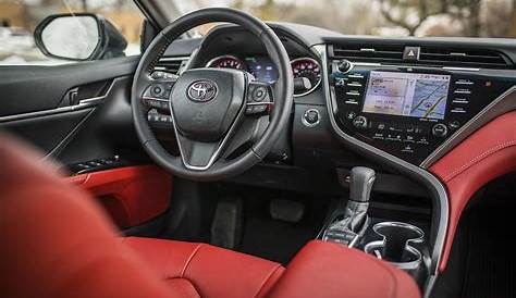 Black Toyota Camry Xse Red Interior