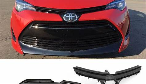 For 2017 2018 2019 Toyota Corolla LE XLE Front Bumper Upper & Lower