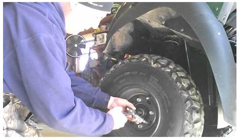 Brake hub removal on kawasaki mule 610 - YouTube