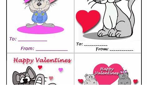 Free Printable Valentine Cards for the classroom | Free printable valentines cards, Valentines