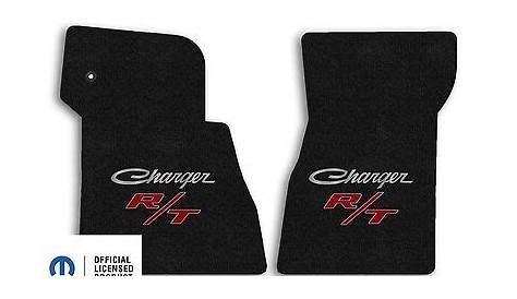 1968-1970 Dodge Charger 2pc Carpet Front Floor Mats with RT Logo