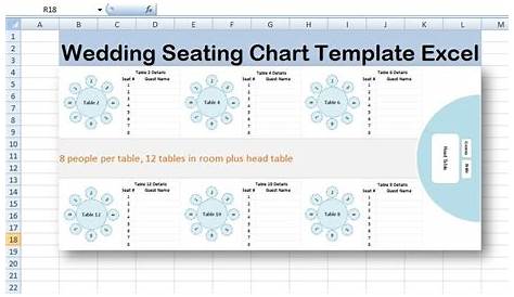 How To Make A Wedding Seating Chart In Excel - Chart Walls