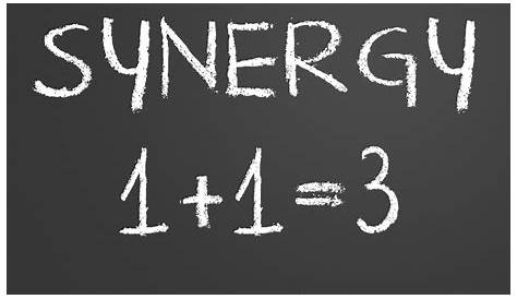PARTNERSHIP SYNERGY: 1 + 1 = 3