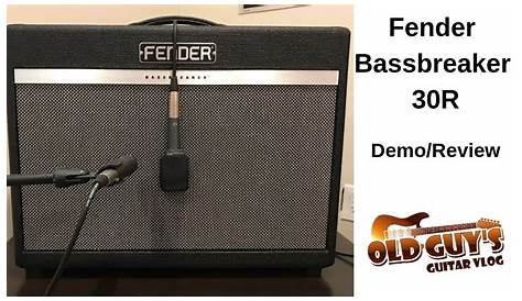 fender bassbreaker 30r schematic