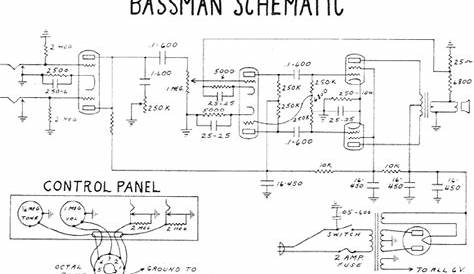 FENDER Bassman Schematic – Electronic Service Manuals