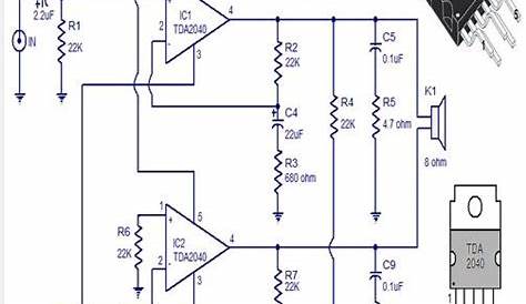50 watt audio amplifier circuit diagram