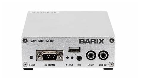 barix instreamer manual