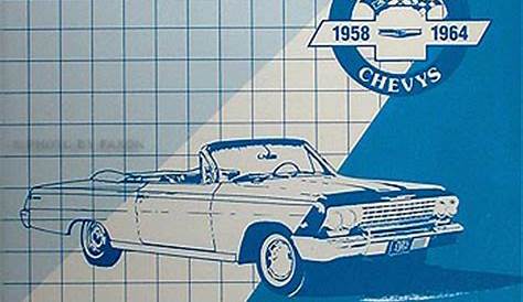 1962 Chevy Wiring Diagram Manual Reprint Impala, SS Bel Air Biscayne