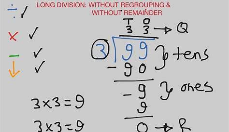 long division with no remainder