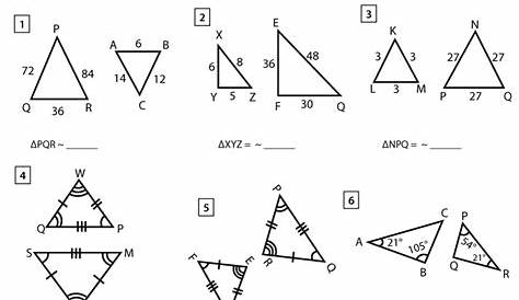 Similar Right Triangles Worksheet