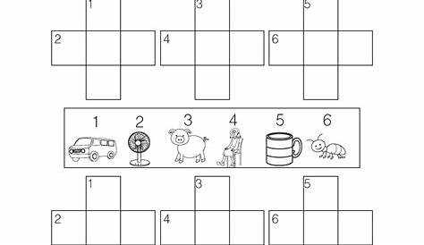 Free Printable Mini Crossword Puzzles Worksheet