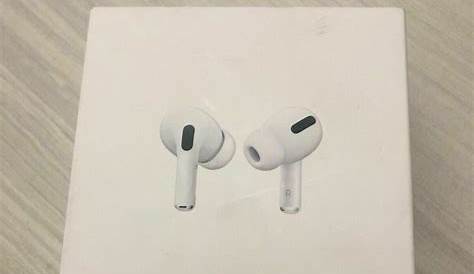ORIGINAL APPLE AIRPODS PRO EMPTY BOX & MANUAL - BOX ONLY