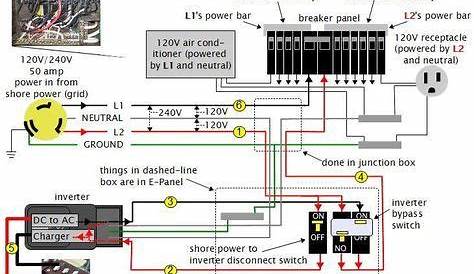 220v circuit breaker diagram