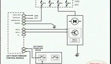 power window circuit diagram