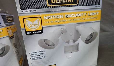 Lot of Defiant Motion Security Lights | Large Lighting Auction • LED