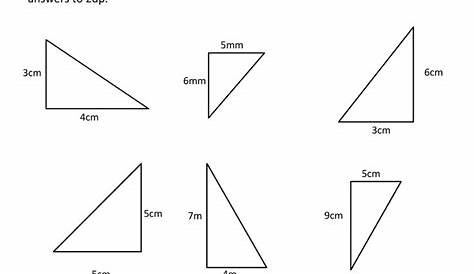 grade 7 pythagorean theorem worksheet