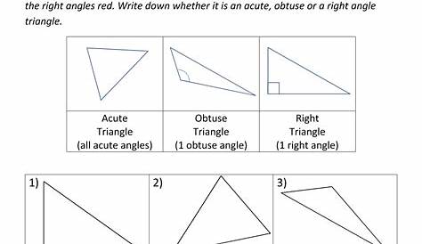 geometry triangles worksheet
